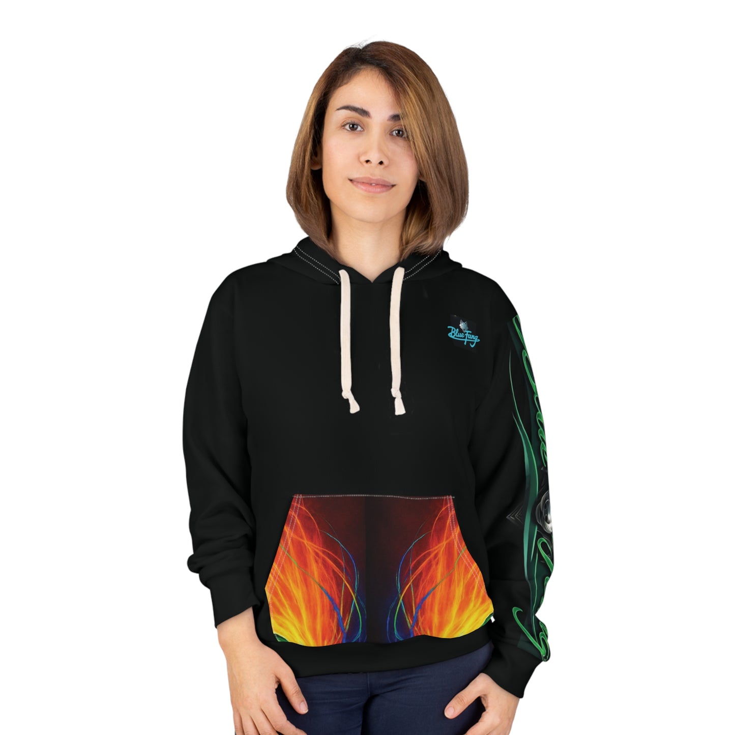 Vibrant Graphic Hoodie for Gamers, Cozy Unisex Sweatshirt for Casual Wear, Gift for Anime Lovers, Festival Hoodie, Statement Fashion