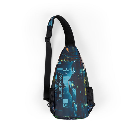 Chest Bag for Adventures, Trendy Sling Bag, Sling Backpack for Festivals, Unique Gift for Art Lovers, Casual Everyday Use