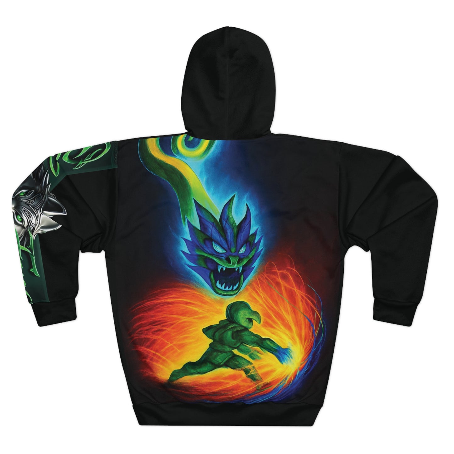 Vibrant Graphic Hoodie for Gamers, Cozy Unisex Sweatshirt for Casual Wear, Gift for Anime Lovers, Festival Hoodie, Statement Fashion