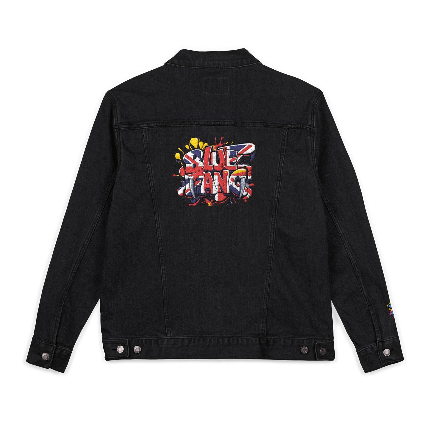 Unisex Embroidered Denim Jacket - Trendy Outerwear for Casual Vibes, Street Style, Gift for Music Lovers, Summer Festivals, Everyday Wear