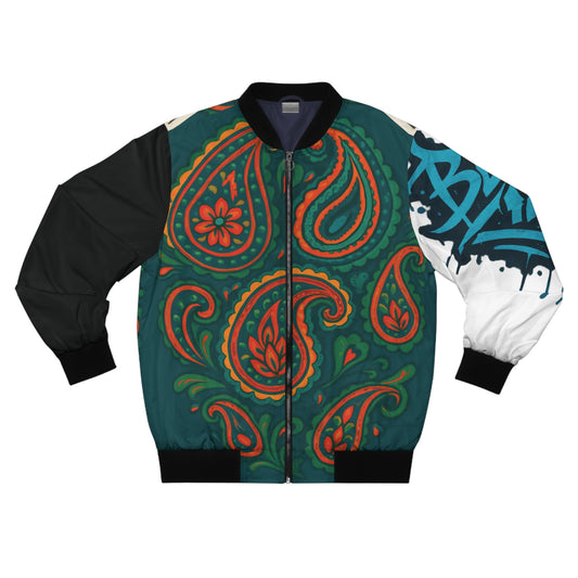 Bomber Jacket Cannabis Propaganda Print