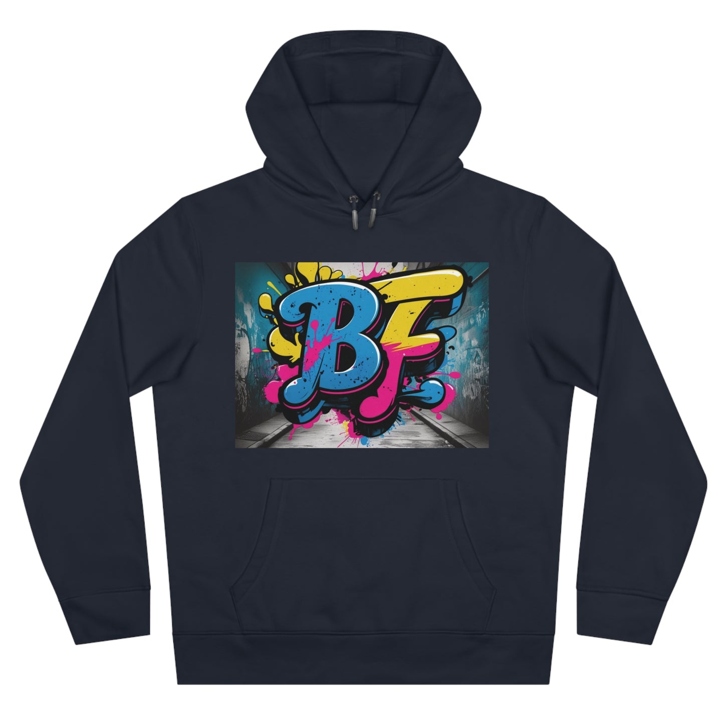 Vibrant Street Art Hooded Sweatshirt, Unisex Trendy Hoodie for Teens, Cool Graffiti Style, Stylish Casual Wear, Perfect Gift for Art Lovers