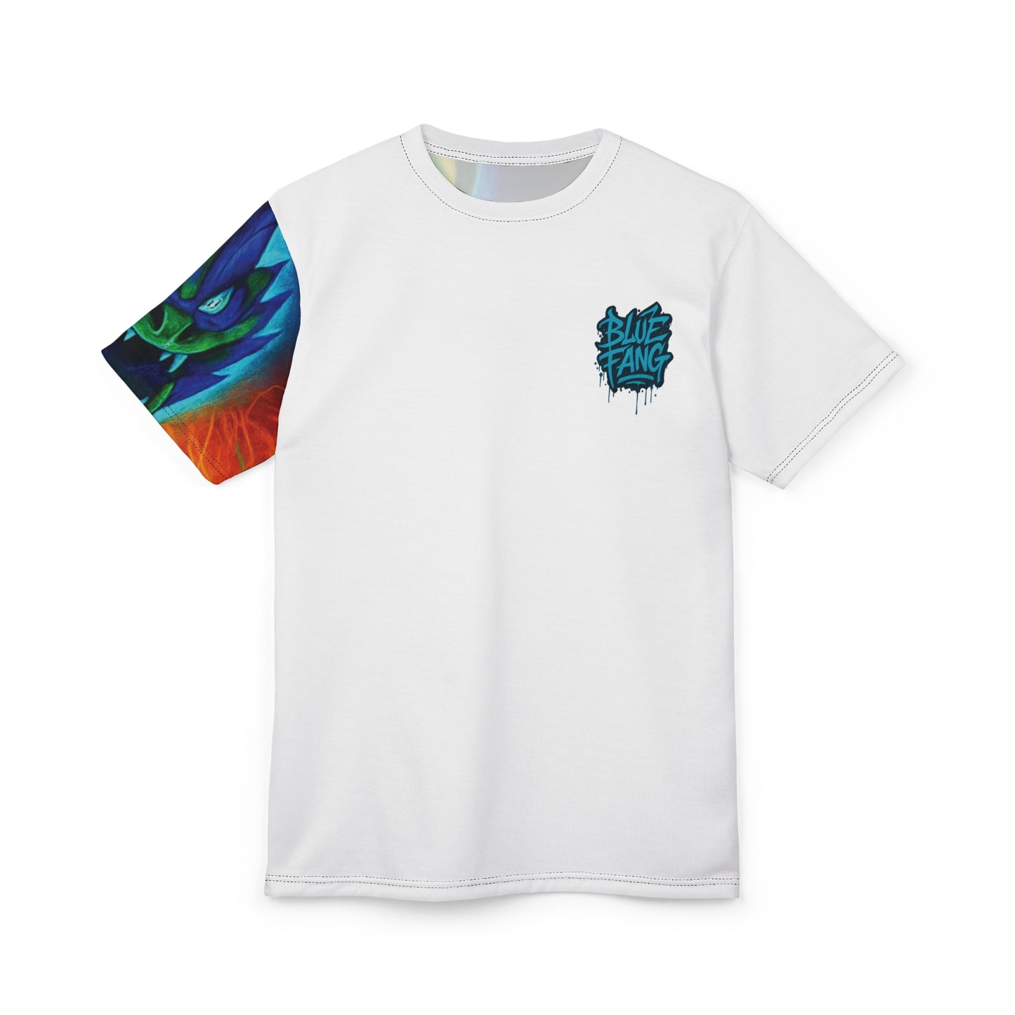 Blue Fang Dragon Street Wear Design