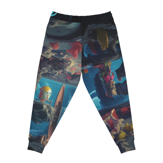 Athletic Joggers - Underwater Trippy Sea Water World Design