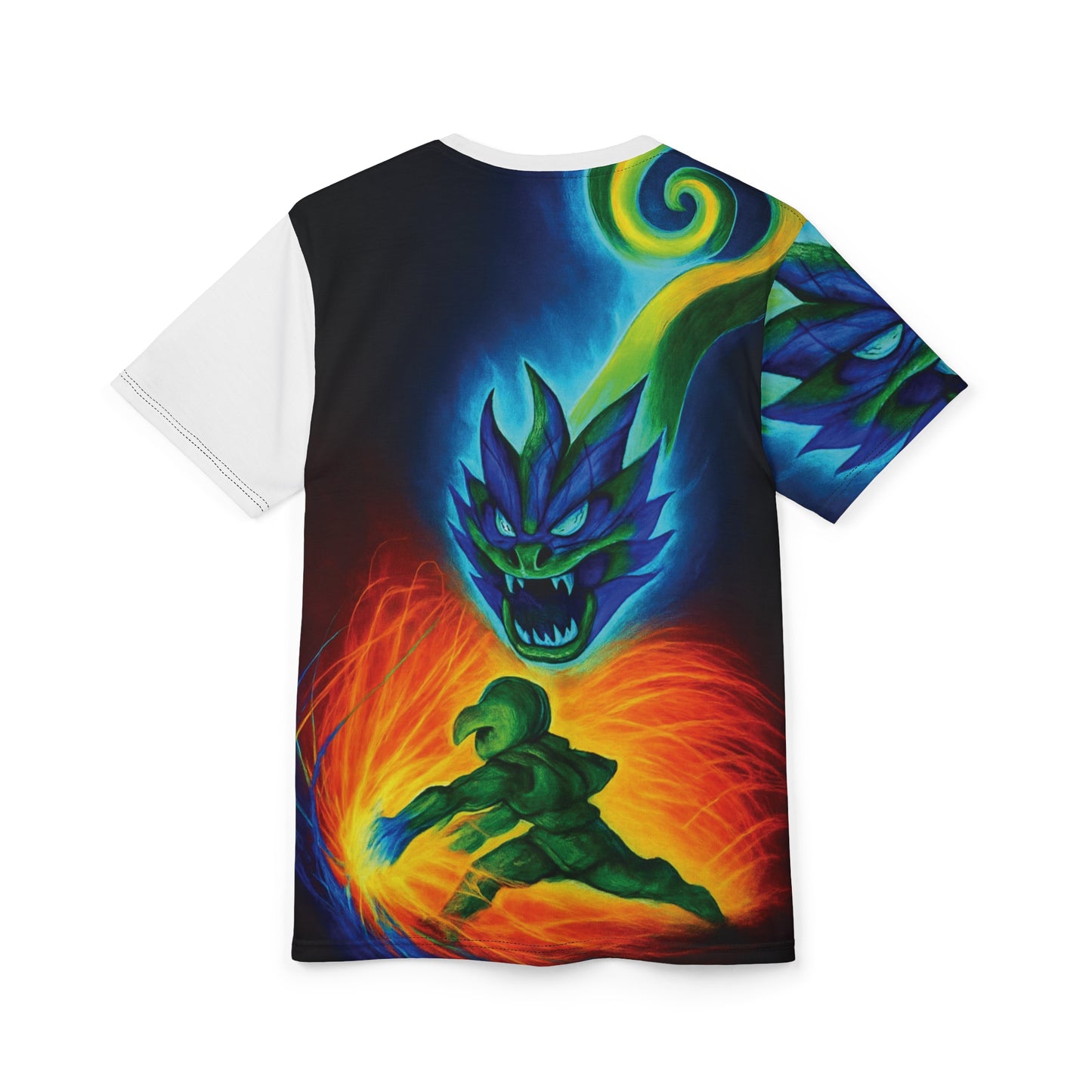 Blue Fang Dragon Street Wear Design