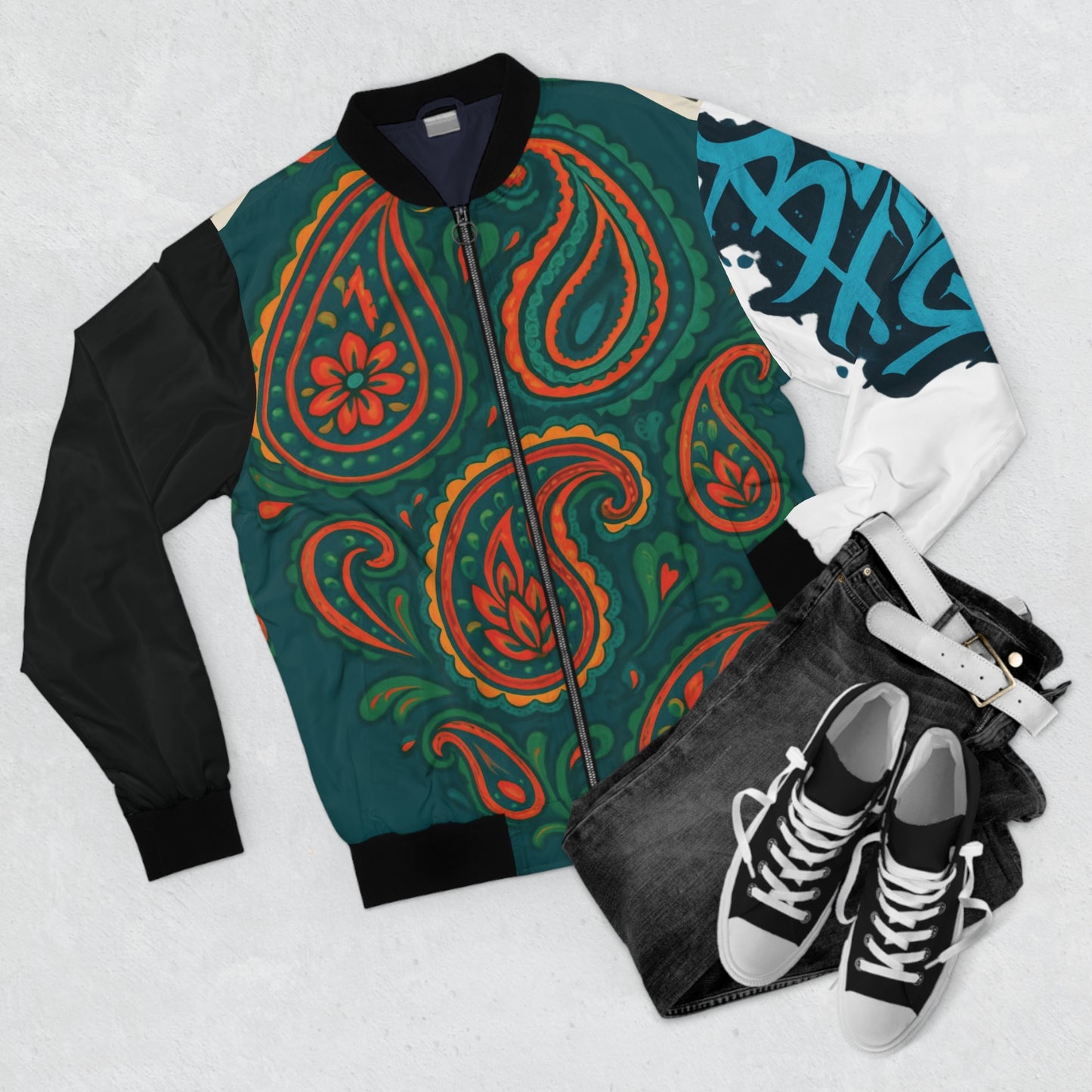 Bomber Jacket Cannabis Propaganda Print