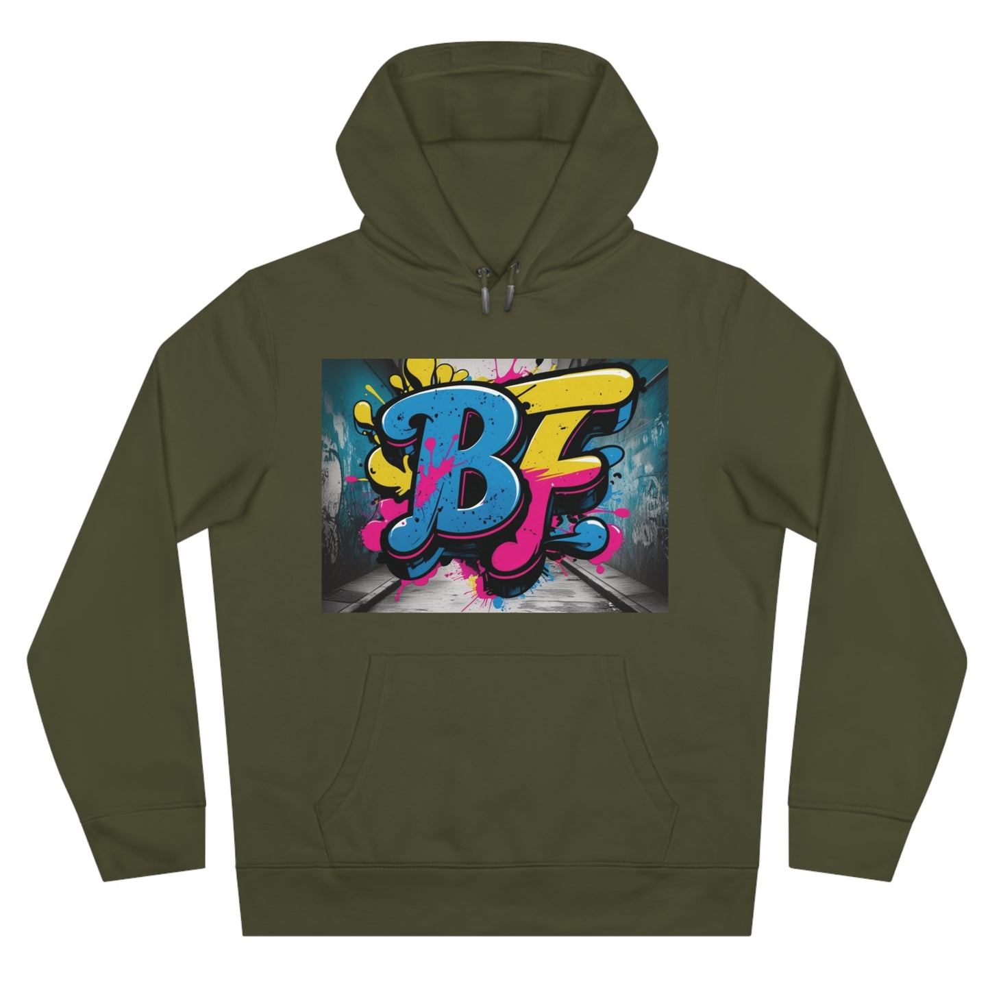 Vibrant Street Art Hooded Sweatshirt, Unisex Trendy Hoodie for Teens, Cool Graffiti Style, Stylish Casual Wear, Perfect Gift for Art Lovers
