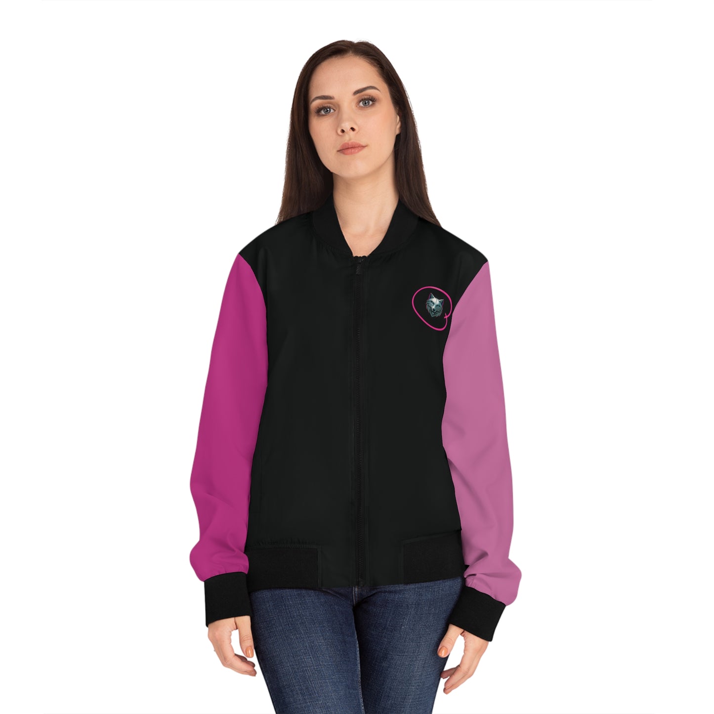 Women's Bomber Jacket - Edgy Streetwear, Graphic Design, Layering Piece, Unique Gift, Fashion Statement