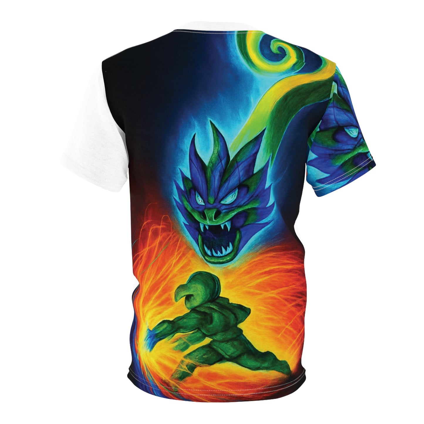 Blue Fang Dragon Street Wear Design