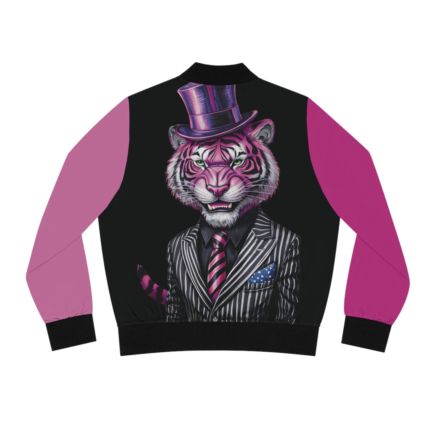 Women's Bomber Jacket - Edgy Streetwear, Graphic Design, Layering Piece, Unique Gift, Fashion Statement
