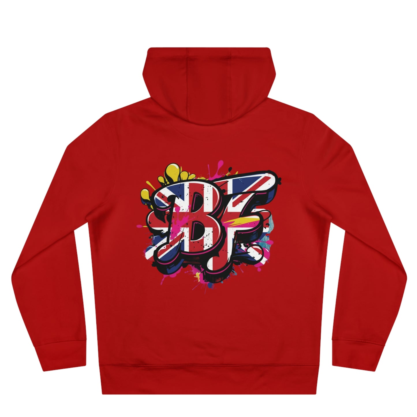 Vibrant Street Art Hooded Sweatshirt, Unisex Trendy Hoodie for Teens, Cool Graffiti Style, Stylish Casual Wear, Perfect Gift for Art Lovers