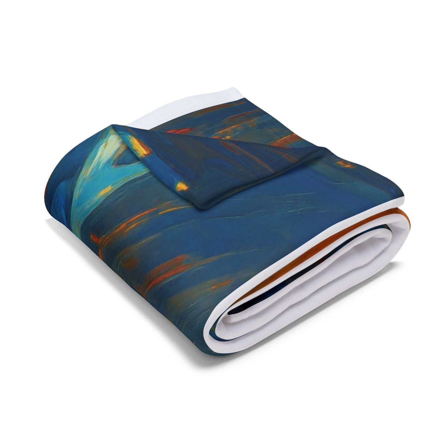 Vibrant Motorcycle Art Fleece Blanket | Cozy Gift for Bikers, Home Decor, Art Lovers | Stylish and Unique