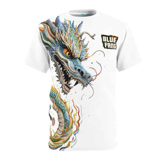 Graphic Tee - Blue Fang Dragon Street Wear Design