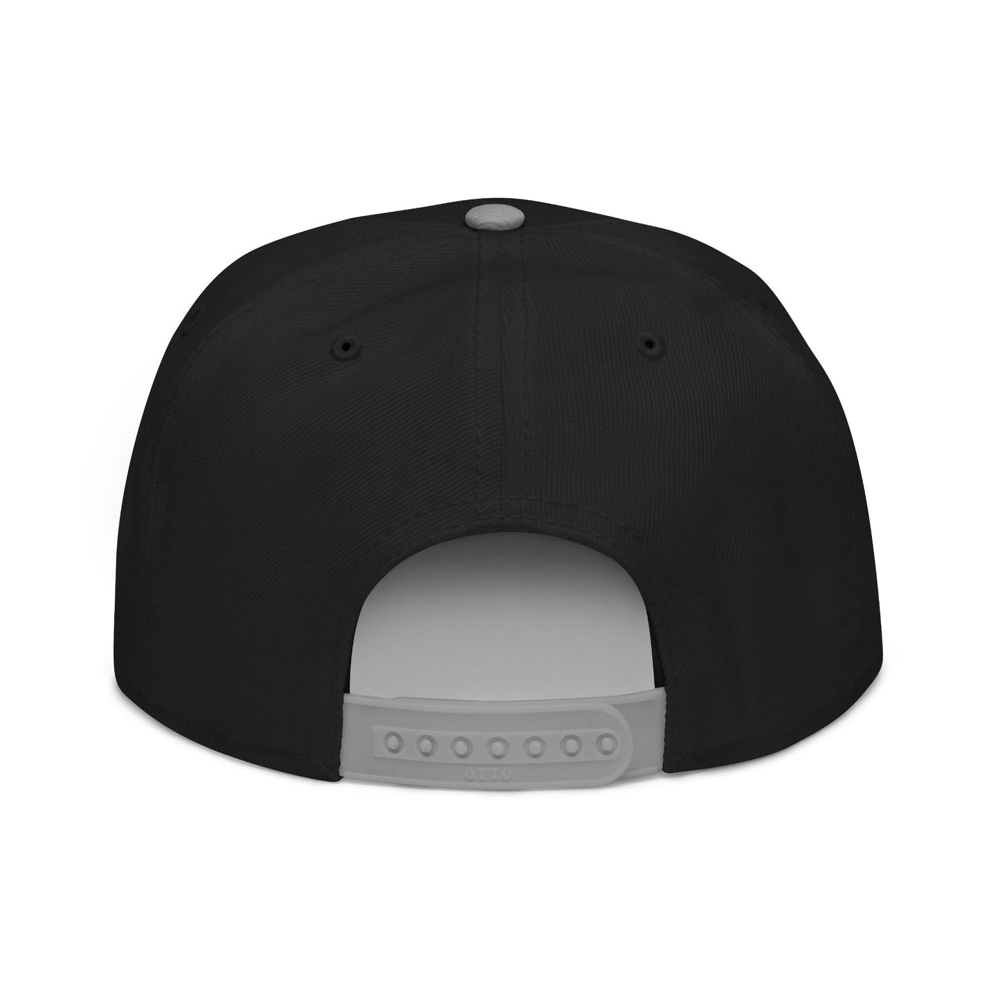 Snapback Cap Embroidered with Edgy Bear Design