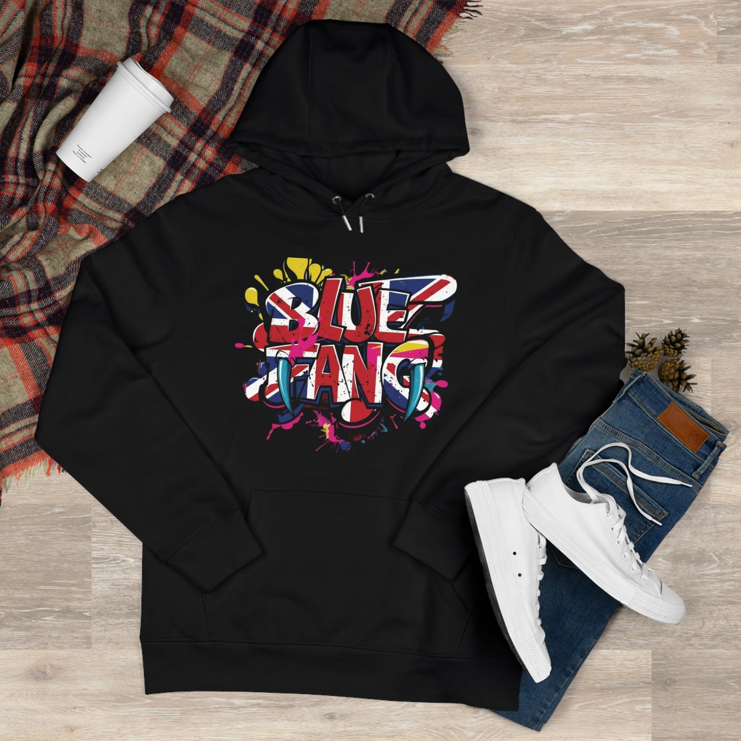 Vibrant Street Art Hooded Sweatshirt, Unisex Trendy Hoodie for Teens, Cool Graffiti Style, Stylish Casual Wear, Perfect Gift for Art Lovers