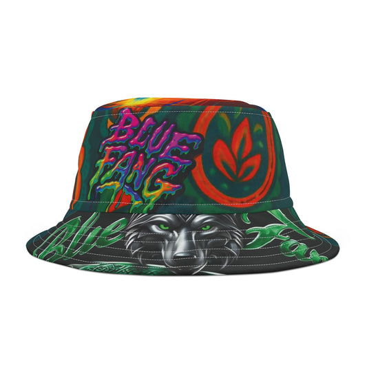 Vibrant Artistic Bucket Hat, Unisex Trendy Sun Hat, Festival Fashion Accessory, Boho Style Summer Hat, Unique Gift Idea