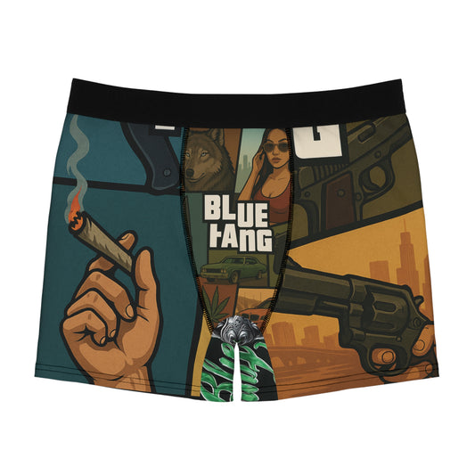 Men's Boxer Briefs - Blue Fang GTA Style