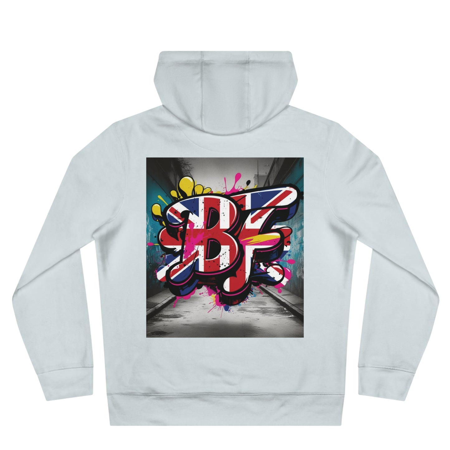 Vibrant Street Art Hooded Sweatshirt, Unisex Trendy Hoodie for Teens, Cool Graffiti Style, Stylish Casual Wear, Perfect Gift for Art Lovers