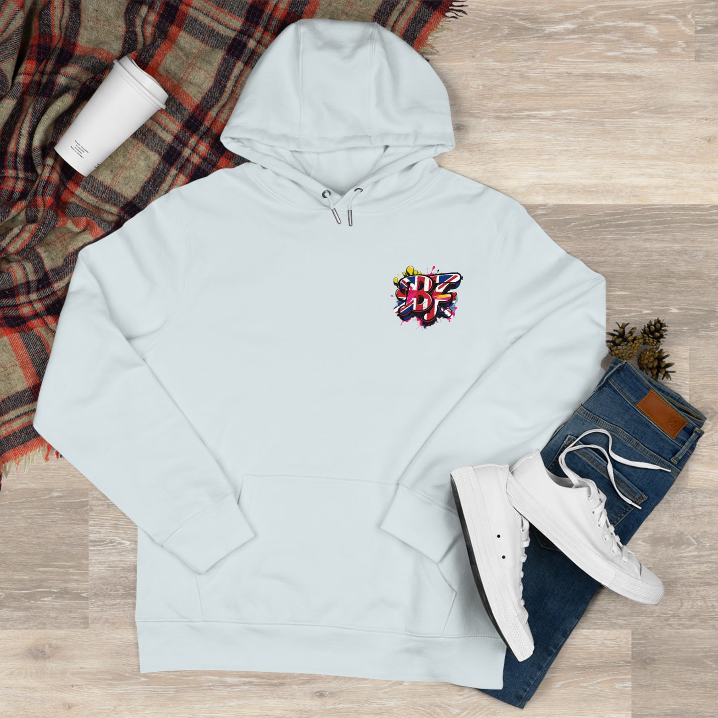 Vibrant Street Art Hooded Sweatshirt, Unisex Trendy Hoodie for Teens, Cool Graffiti Style, Stylish Casual Wear, Perfect Gift for Art Lovers