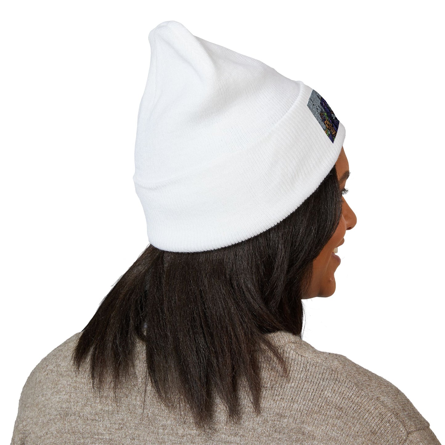 Cuffed Beanie | Embroidered Winter Hat for Fashion Lovers, Unique Gift for Him/Her, Holiday Accessory, Cozy Casual Style