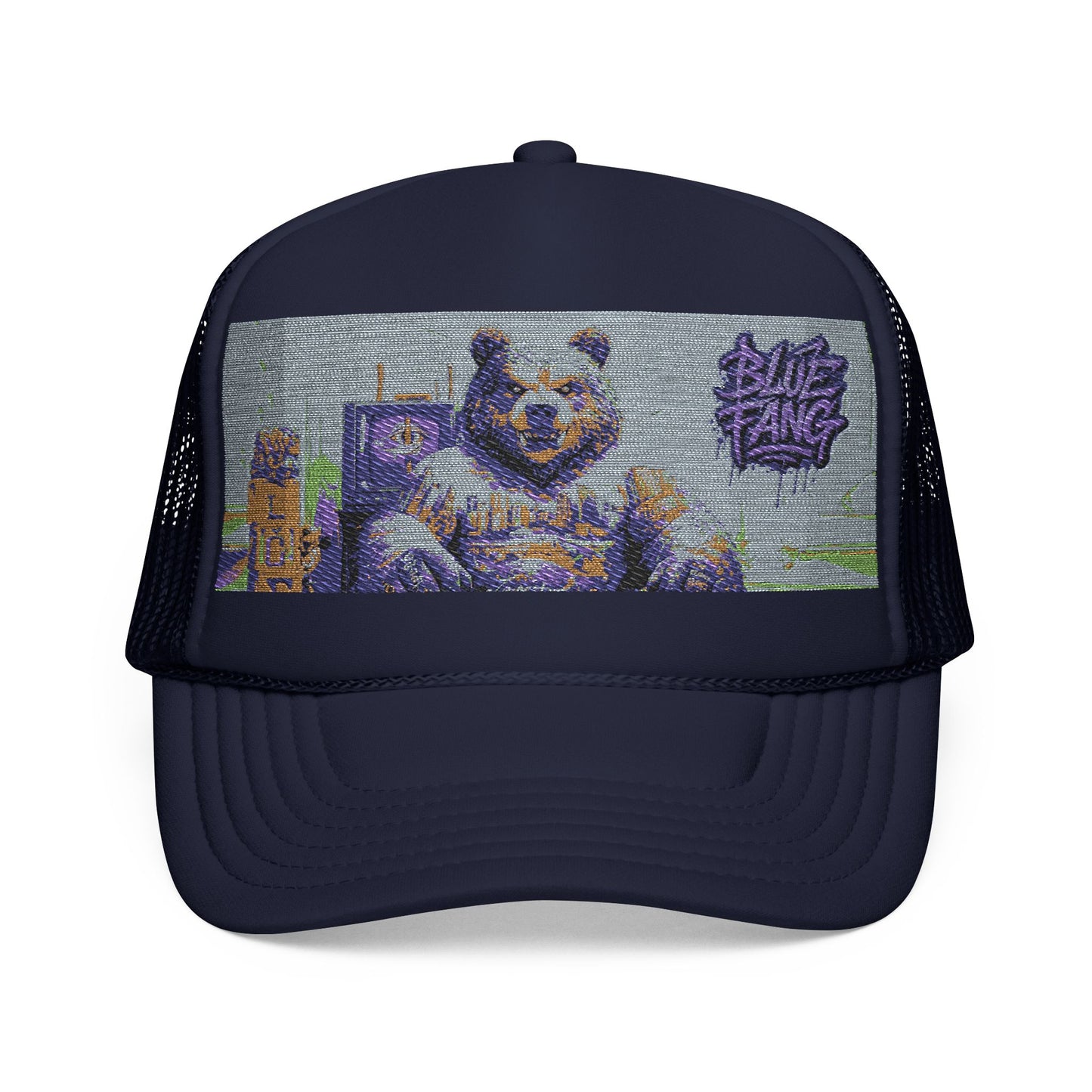 Trucker Hat, Edgy Hat for Festivals, Embroidered Foam Cap, Perfect Gift for Birthday, Halloween & Casual Wear
