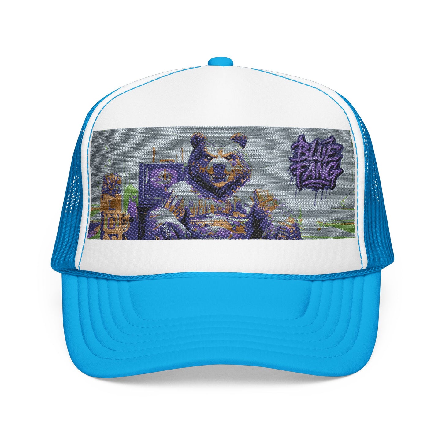 Trucker Hat, Edgy Hat for Festivals, Embroidered Foam Cap, Perfect Gift for Birthday, Halloween & Casual Wear