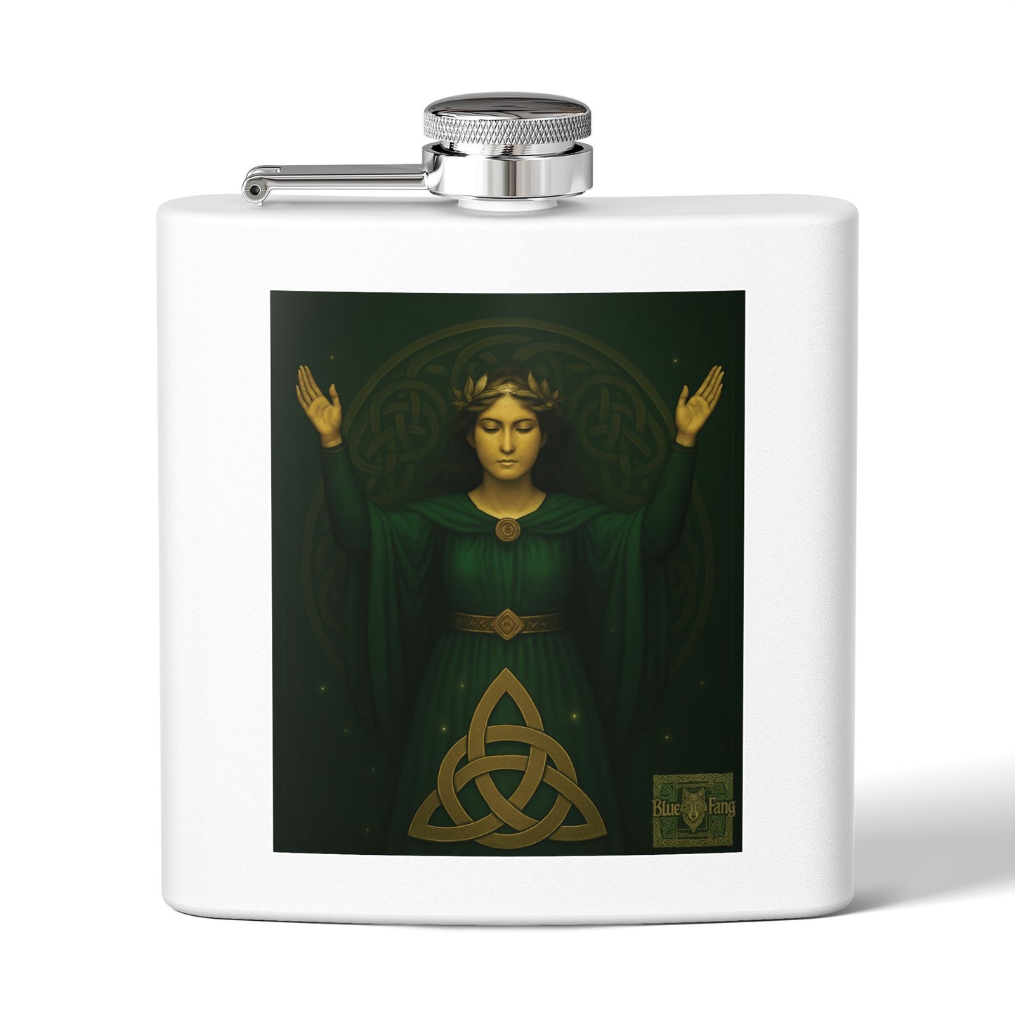 Danu Celtic Goddess Stainless Steel Flask, 6oz | Perfect Gift for Festivals, Holidays & Outdoor Adventures, Trendy Camping Accessory, [...]