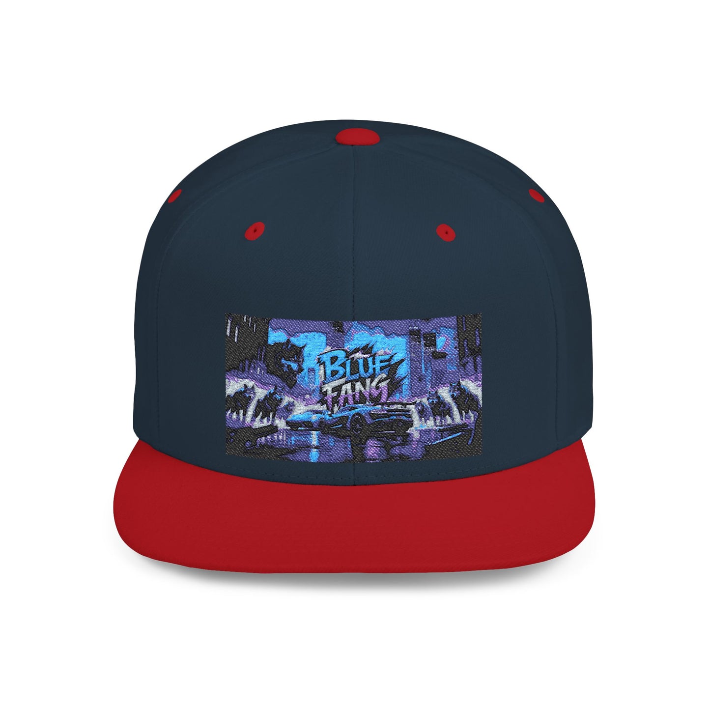 Retro-Inspired Flat Bill Snapback Cap, Hip-Hop Style Hat, Streetwear Accessory, Urban Fashion, Gift for Trendsetters