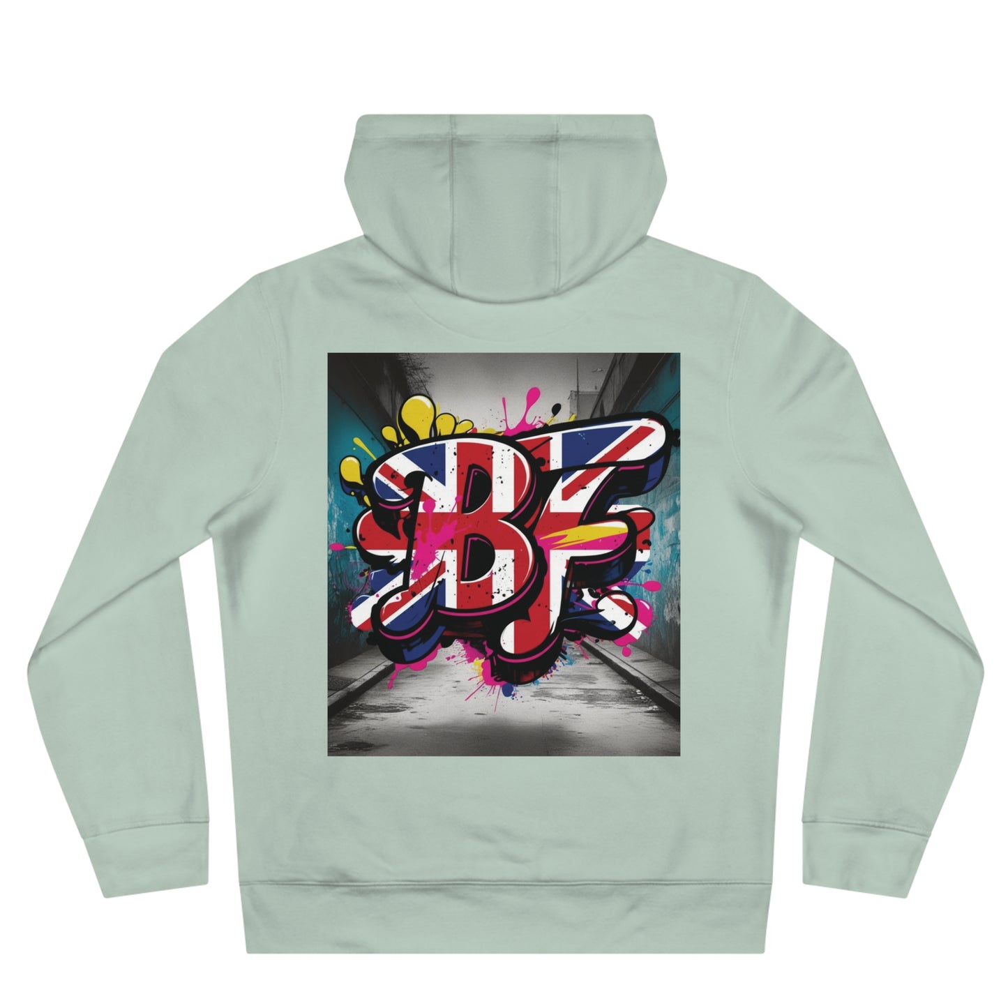 Vibrant Street Art Hooded Sweatshirt, Unisex Trendy Hoodie for Teens, Cool Graffiti Style, Stylish Casual Wear, Perfect Gift for Art Lovers