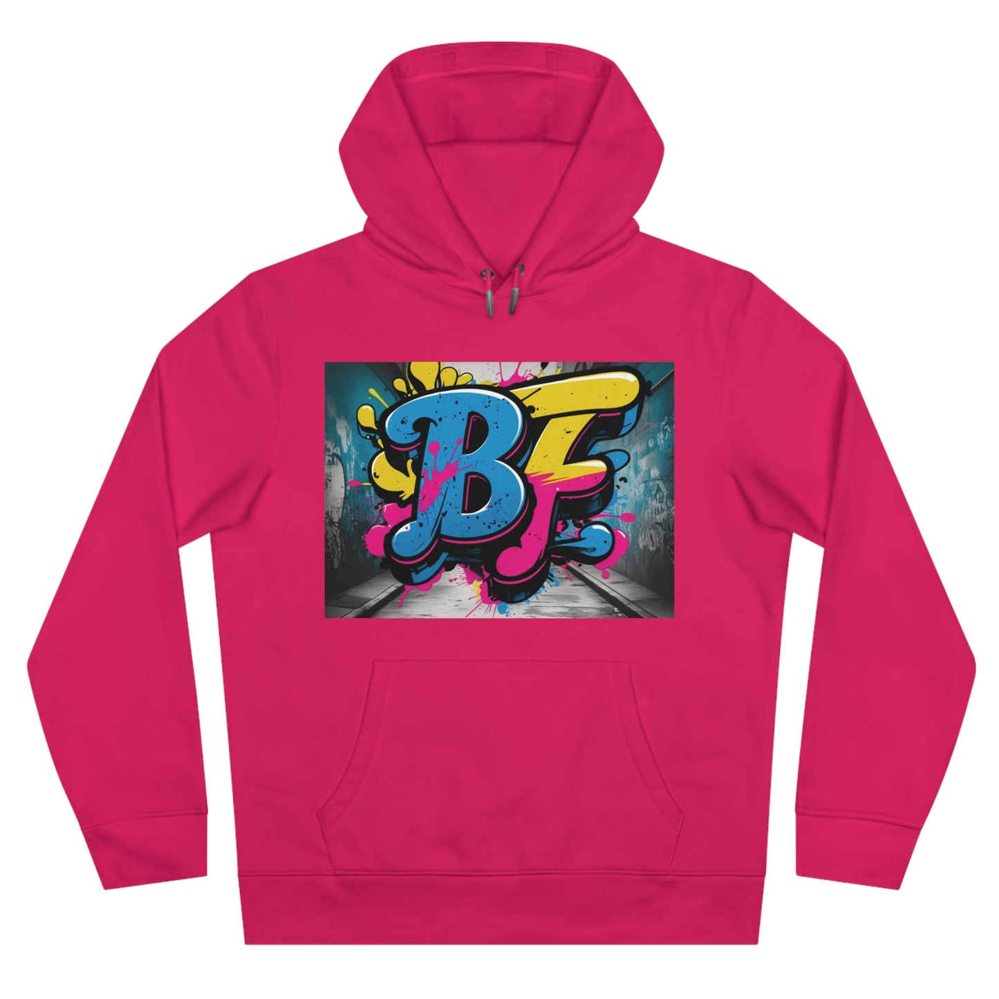 Vibrant Street Art Hooded Sweatshirt, Unisex Trendy Hoodie for Teens, Cool Graffiti Style, Stylish Casual Wear, Perfect Gift for Art Lovers