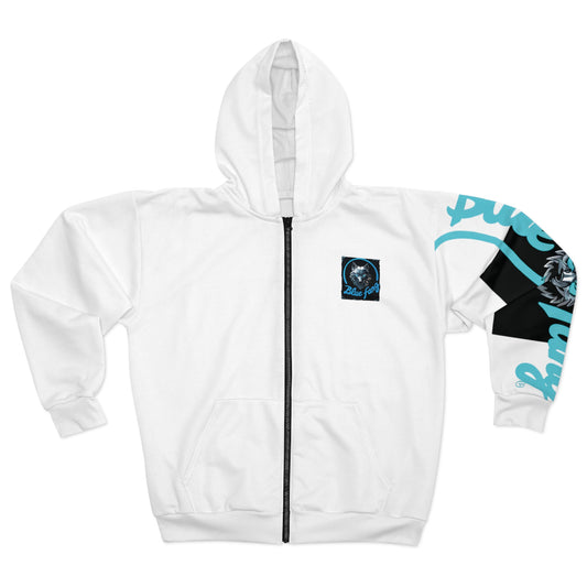 Fearless Unisex Zip Hoodie, Bold Graphic Sweatshirt, Streetwear Fashion, Unique Gift for Her, Everyday Comfort, Statement Piece