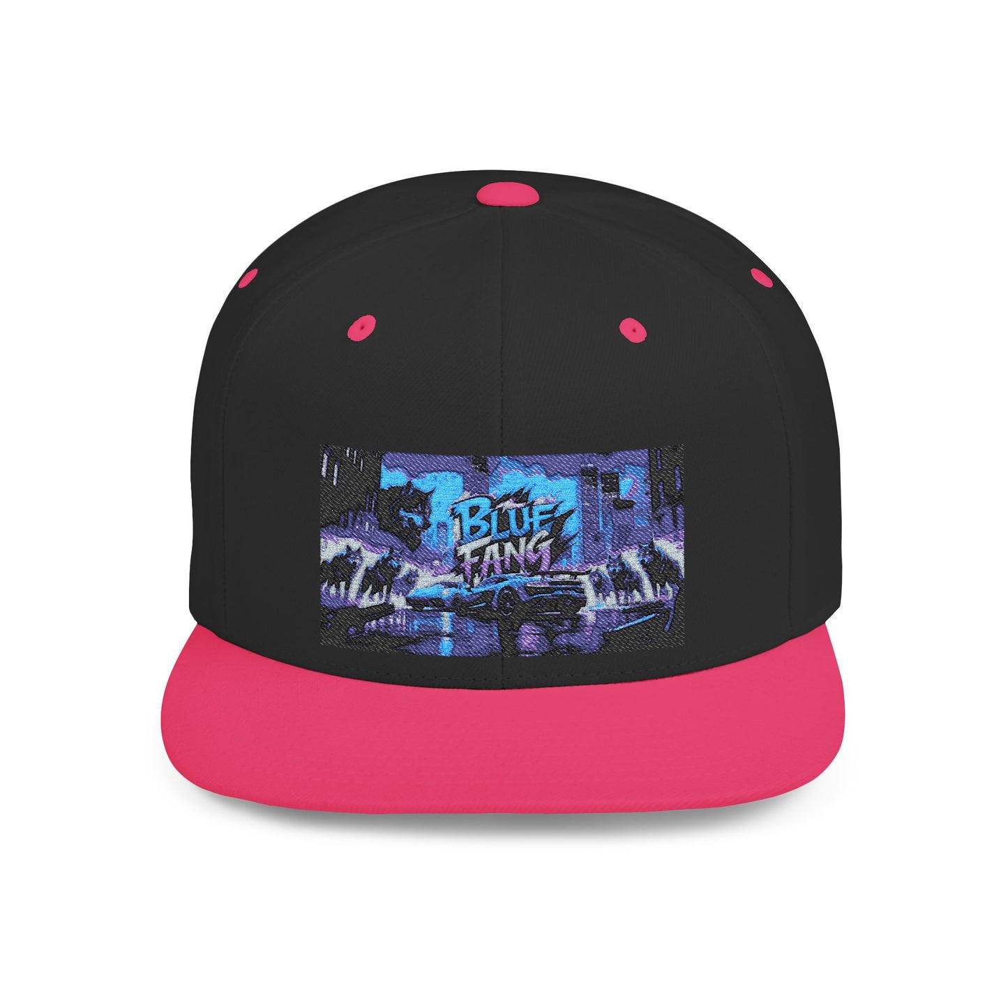 Retro-Inspired Flat Bill Snapback Cap, Hip-Hop Style Hat, Streetwear Accessory, Urban Fashion, Gift for Trendsetters