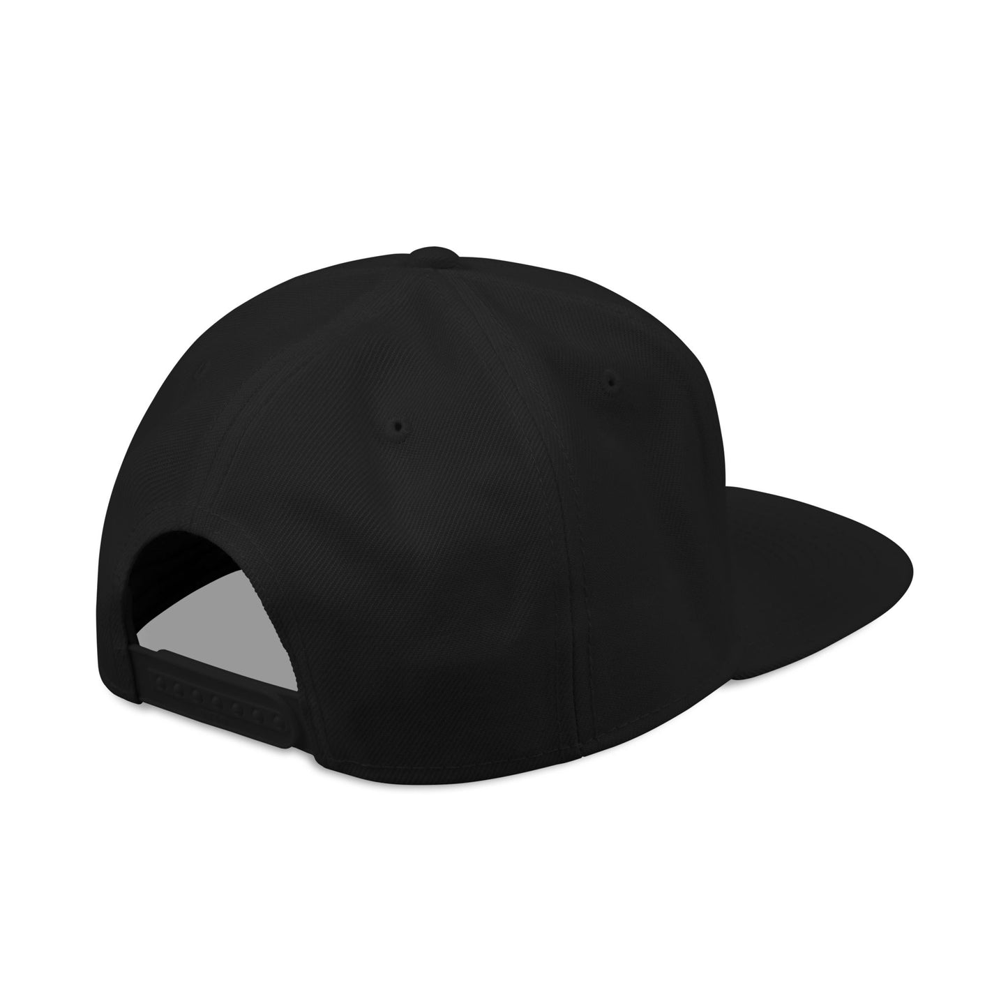 Snapback Cap Embroidered with Edgy Bear Design