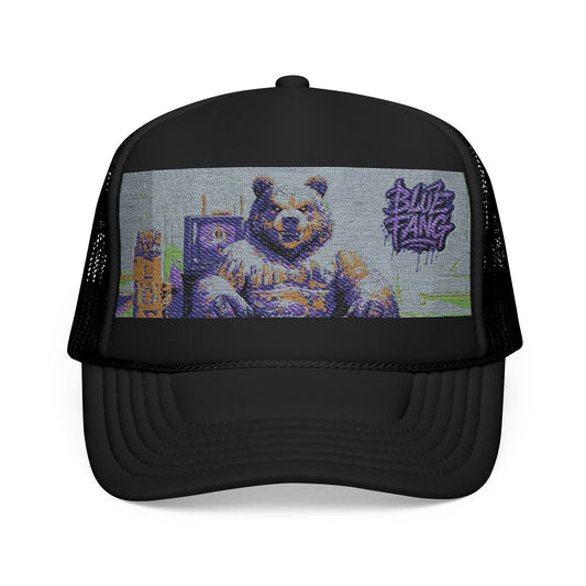 Trucker Hat, Edgy Hat for Festivals, Embroidered Foam Cap, Perfect Gift for Birthday, Halloween & Casual Wear