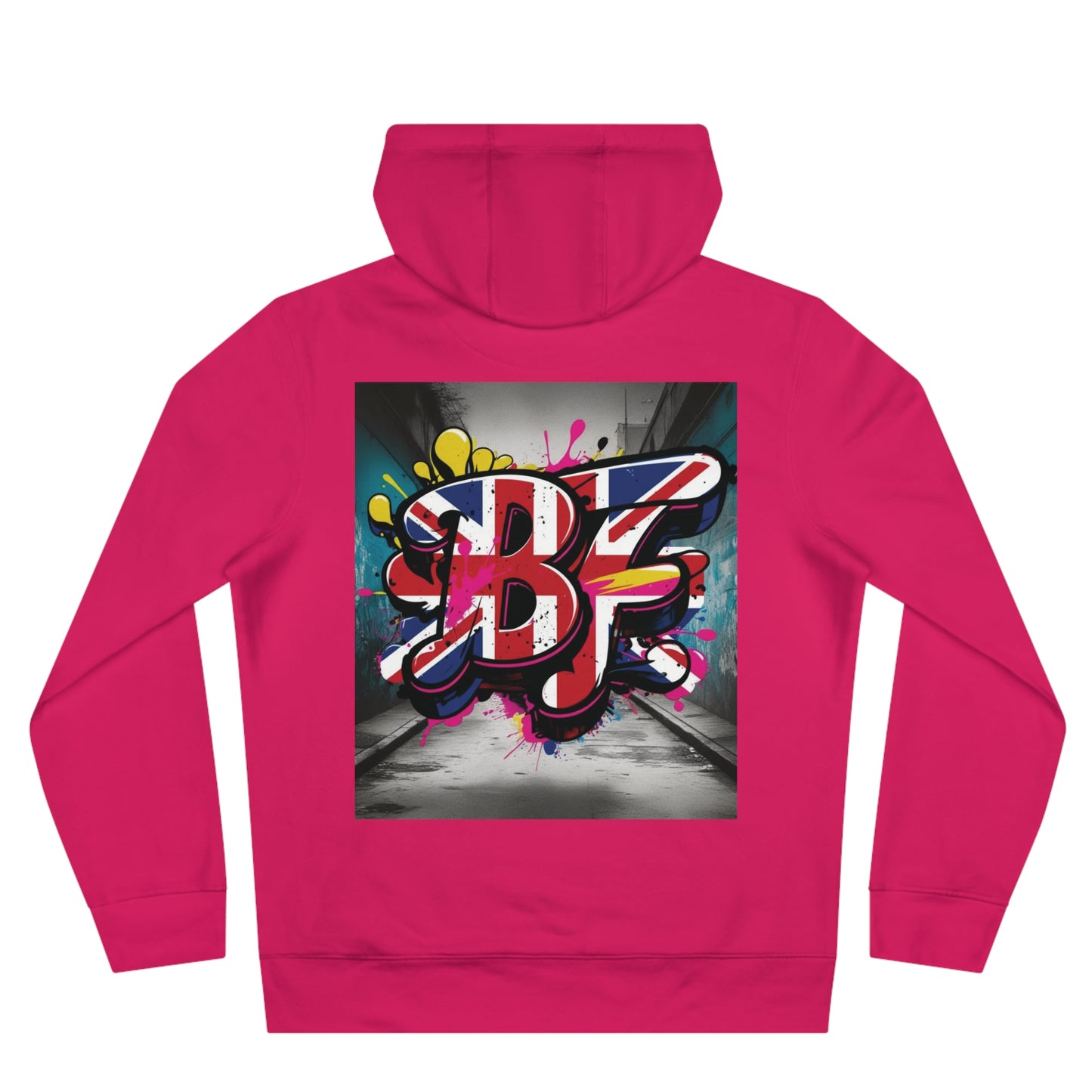 Vibrant Street Art Hooded Sweatshirt, Unisex Trendy Hoodie for Teens, Cool Graffiti Style, Stylish Casual Wear, Perfect Gift for Art Lovers
