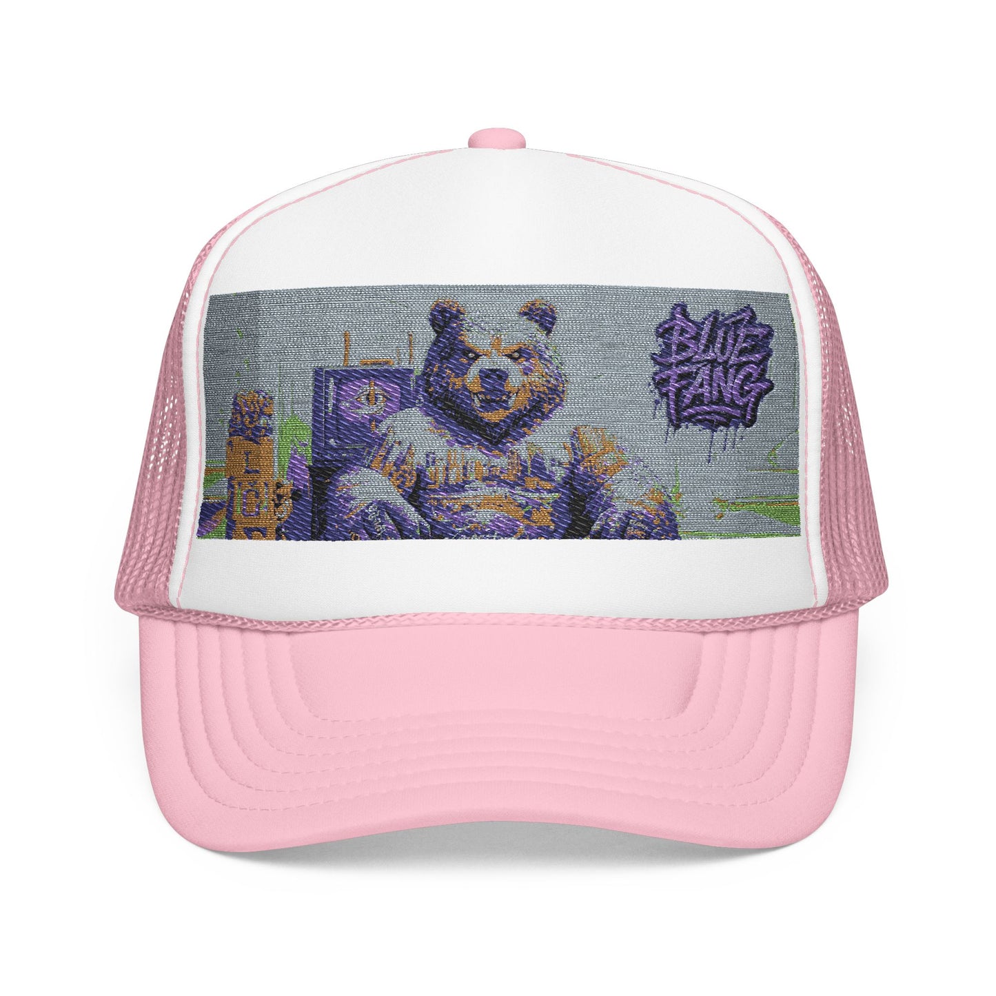 Trucker Hat, Edgy Hat for Festivals, Embroidered Foam Cap, Perfect Gift for Birthday, Halloween & Casual Wear