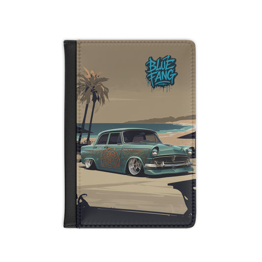 Passport Cover - Classic Car Racing Design