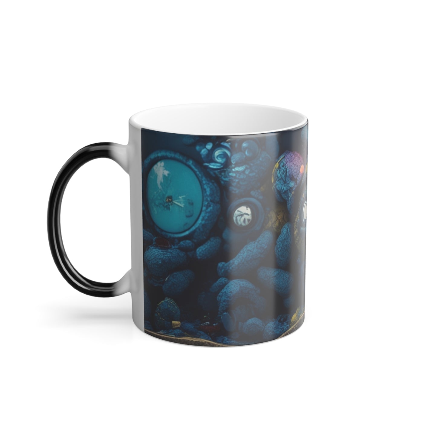 Color Morphing Mug - Creative Temperature Changing Coffee Cup, Gift for Art Lovers, Unique Tea Mug, Fun Home Decor, Perfect for Birthdays