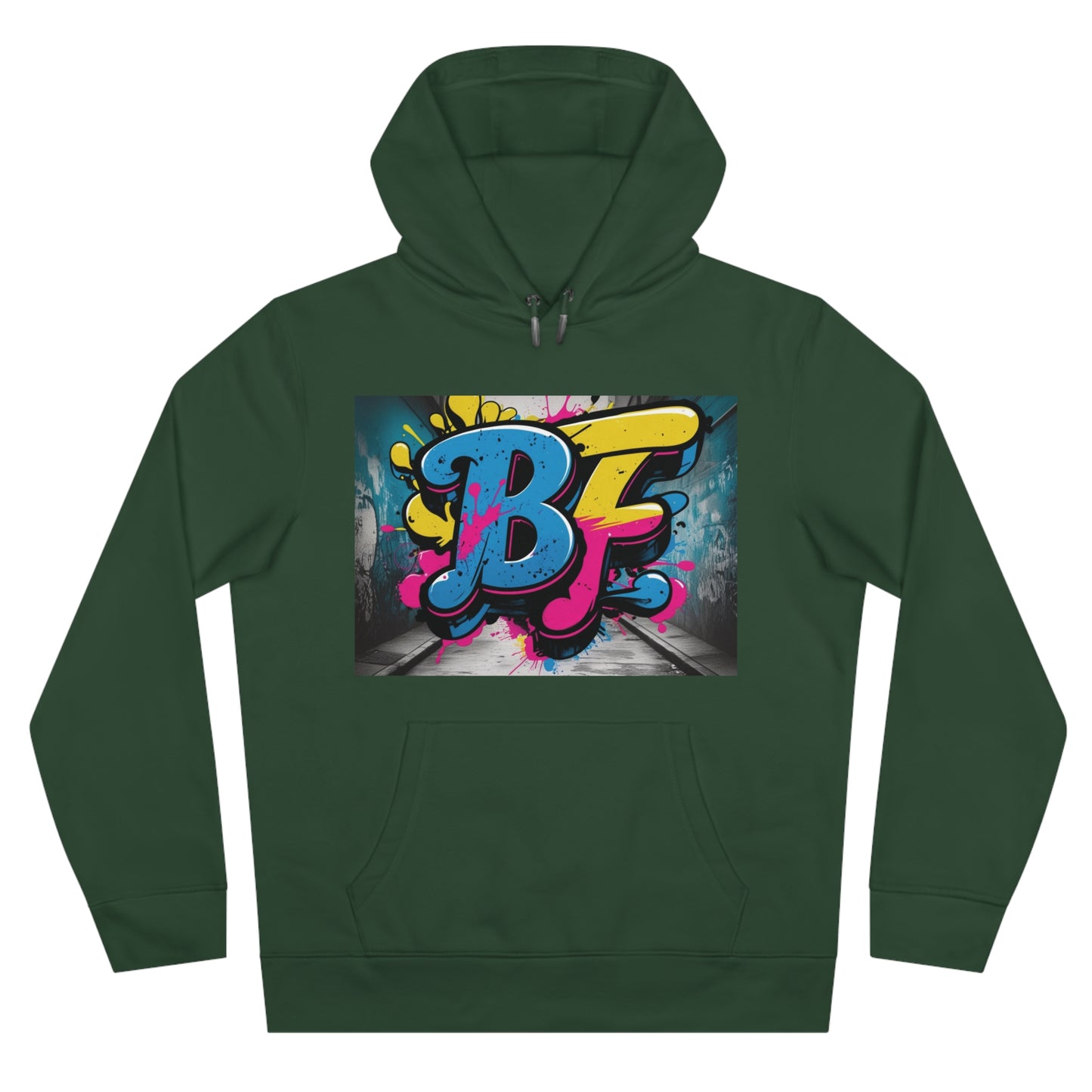Vibrant Street Art Hooded Sweatshirt, Unisex Trendy Hoodie for Teens, Cool Graffiti Style, Stylish Casual Wear, Perfect Gift for Art Lovers