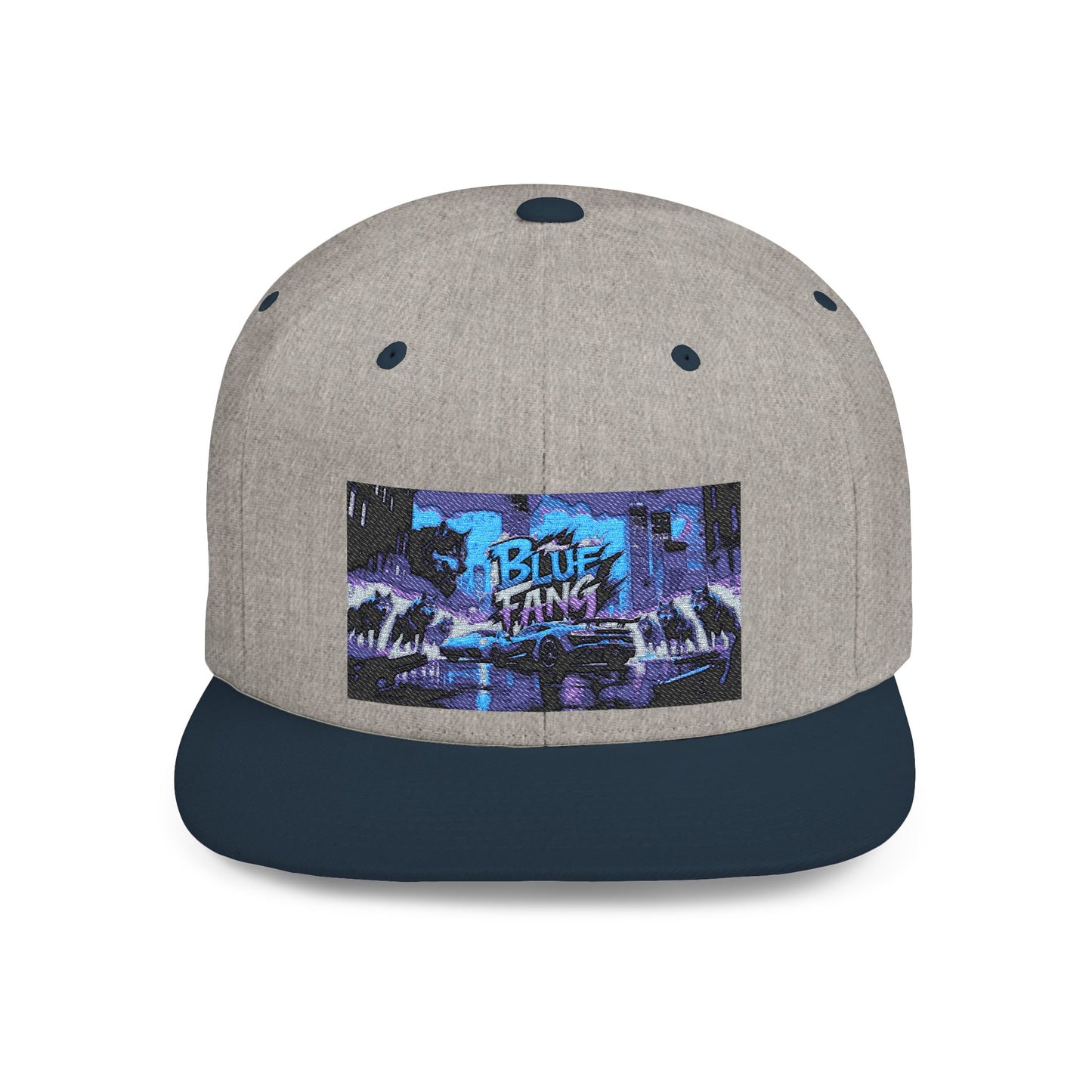 Retro-Inspired Flat Bill Snapback Cap, Hip-Hop Style Hat, Streetwear Accessory, Urban Fashion, Gift for Trendsetters