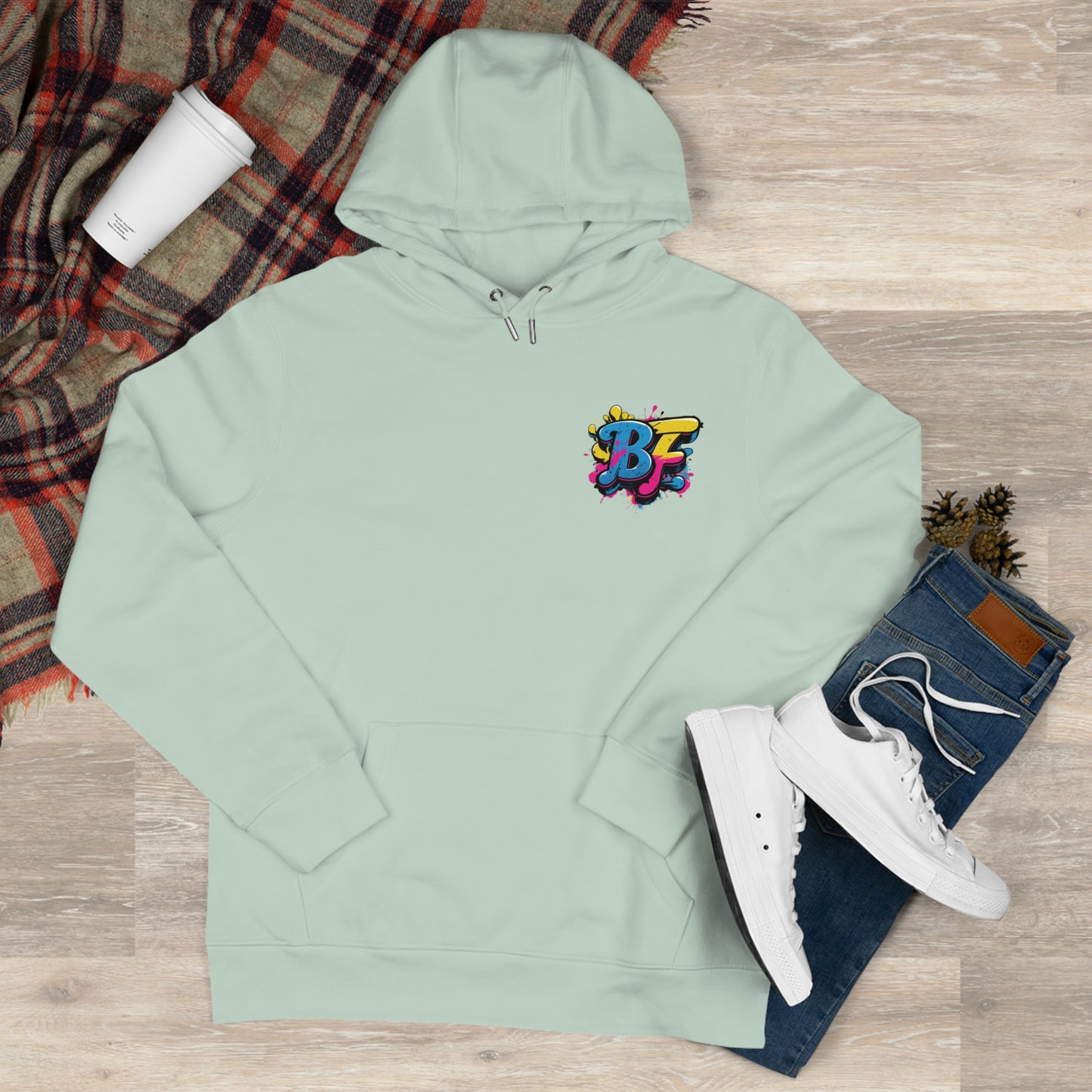 Vibrant Street Art Hooded Sweatshirt, Unisex Trendy Hoodie for Teens, Cool Graffiti Style, Stylish Casual Wear, Perfect Gift for Art Lovers