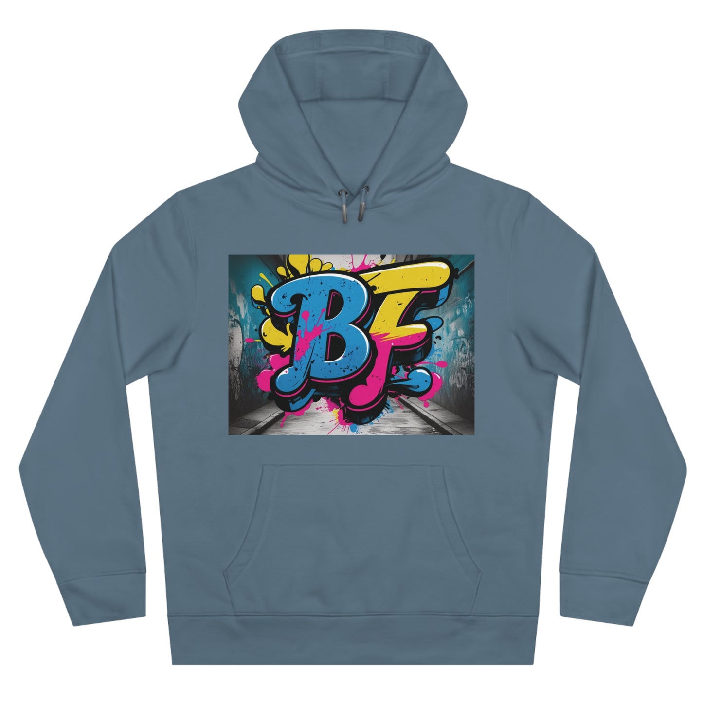 Vibrant Street Art Hooded Sweatshirt, Unisex Trendy Hoodie for Teens, Cool Graffiti Style, Stylish Casual Wear, Perfect Gift for Art Lovers