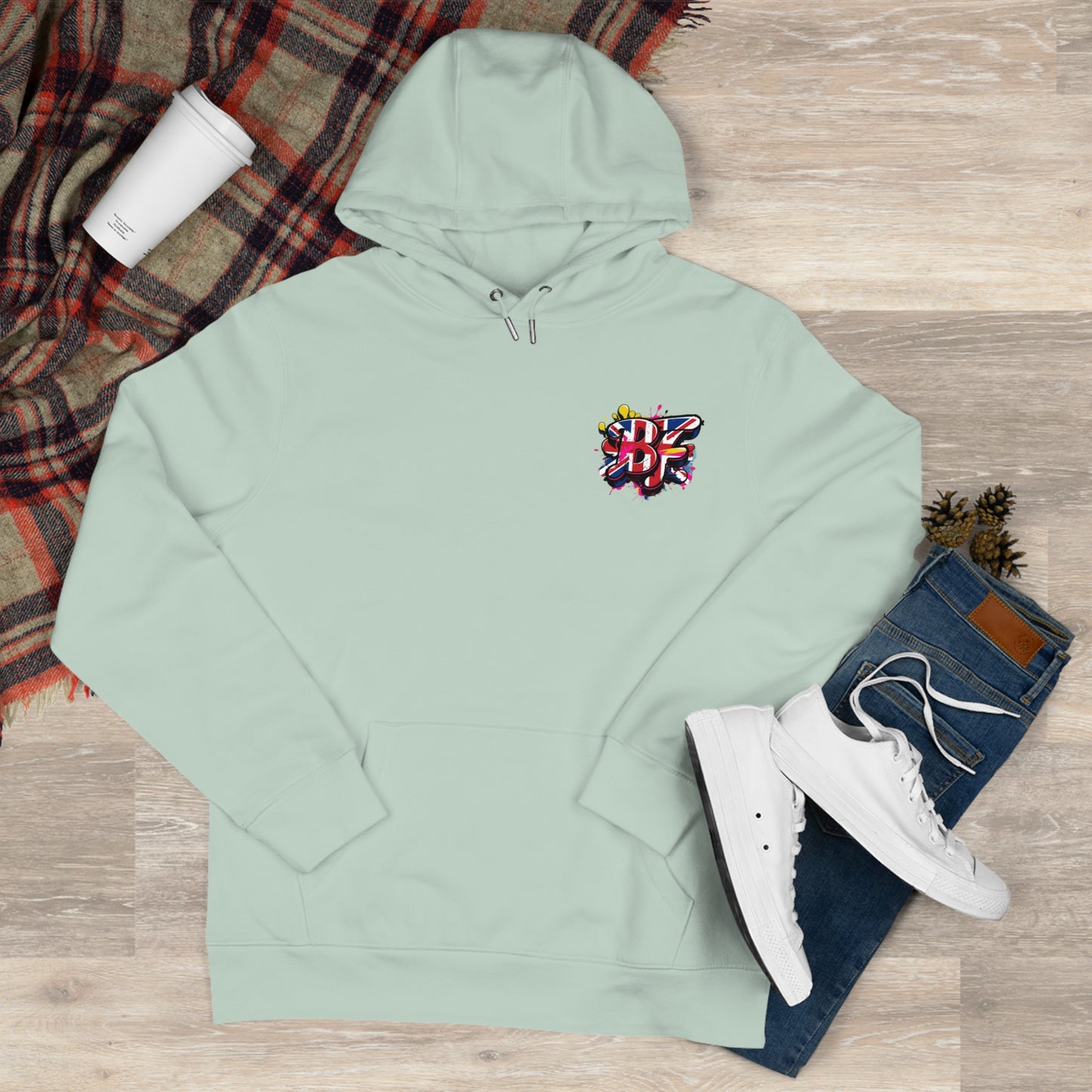 Vibrant Street Art Hooded Sweatshirt, Unisex Trendy Hoodie for Teens, Cool Graffiti Style, Stylish Casual Wear, Perfect Gift for Art Lovers