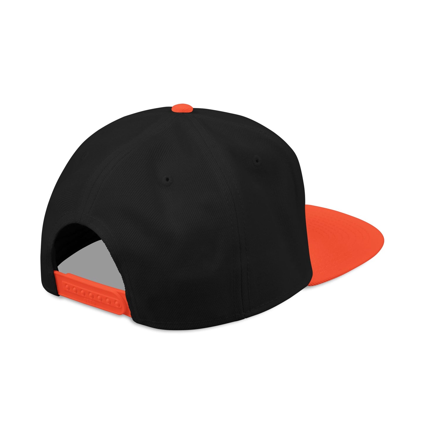Snapback Hat - Skull Rose Gothic Old School Embroidery Design