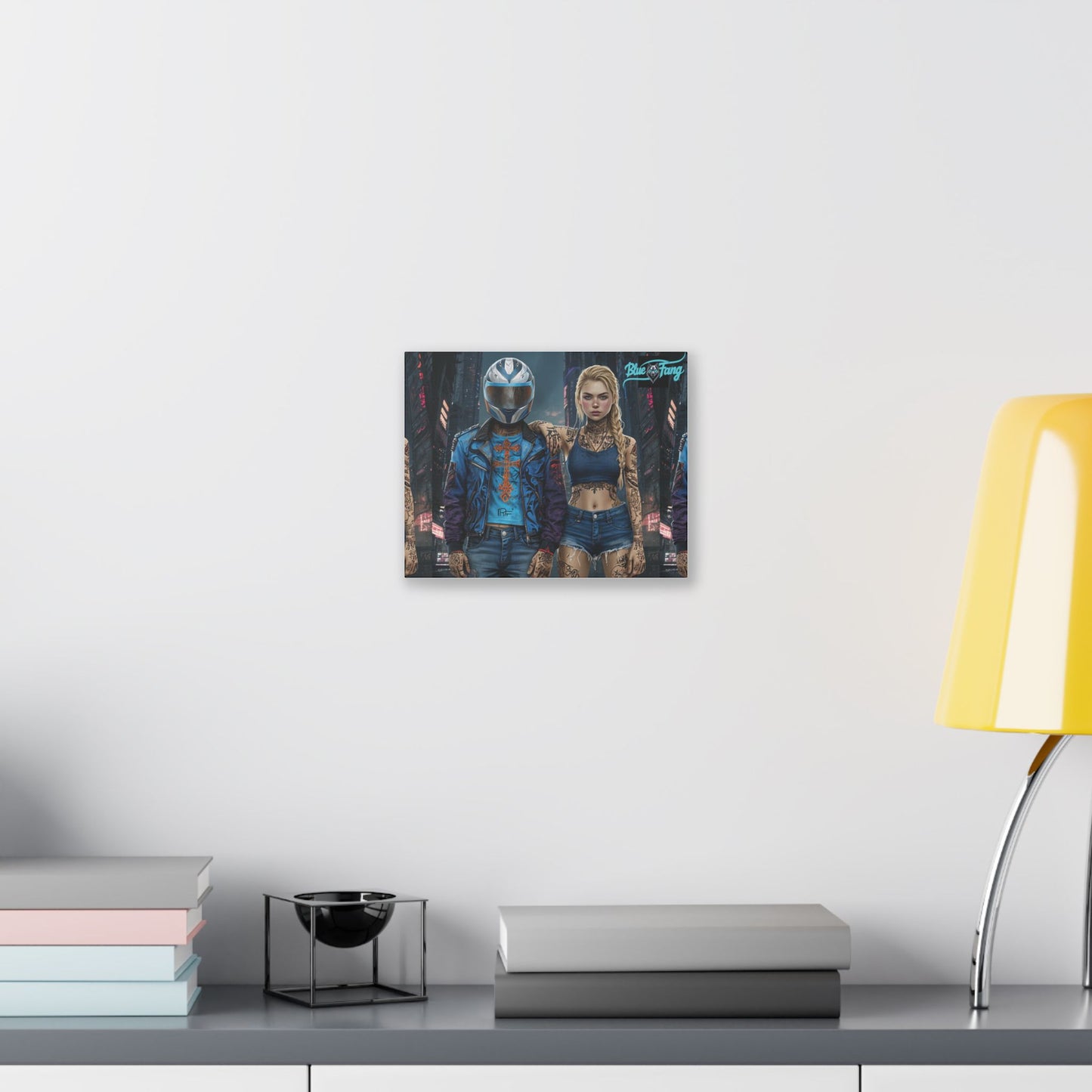 Copy of Edgy Urban Art Canvas, Motorcycle Art, Street Style Decor, Tattoo-Inspired Wall Art, Gift for Bikers, Cool Room Decor
