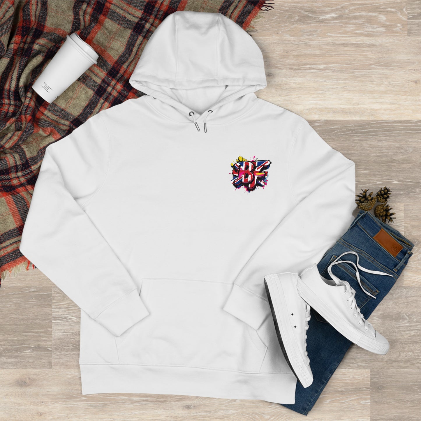 Vibrant Street Art Hooded Sweatshirt, Unisex Trendy Hoodie for Teens, Cool Graffiti Style, Stylish Casual Wear, Perfect Gift for Art Lovers