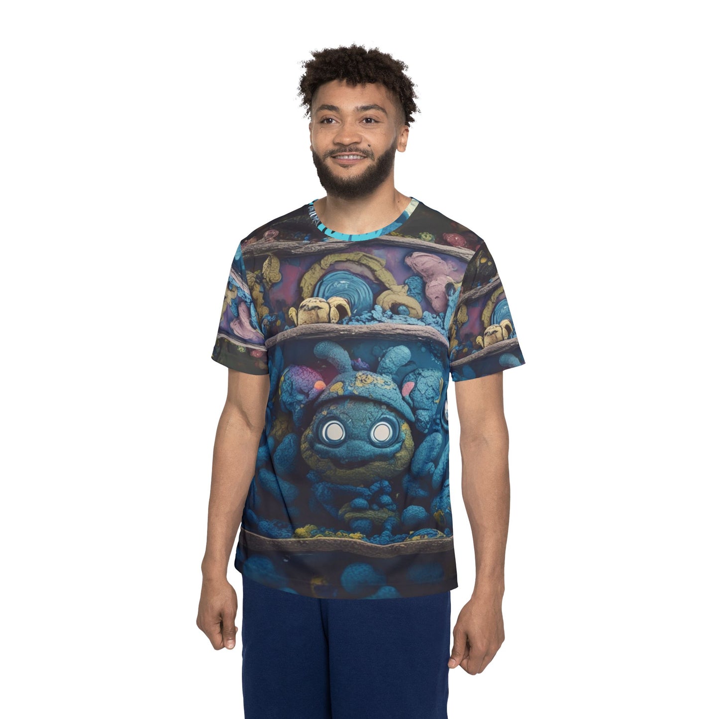 Sports Jersey Underwater Trippy Sea Water World Print