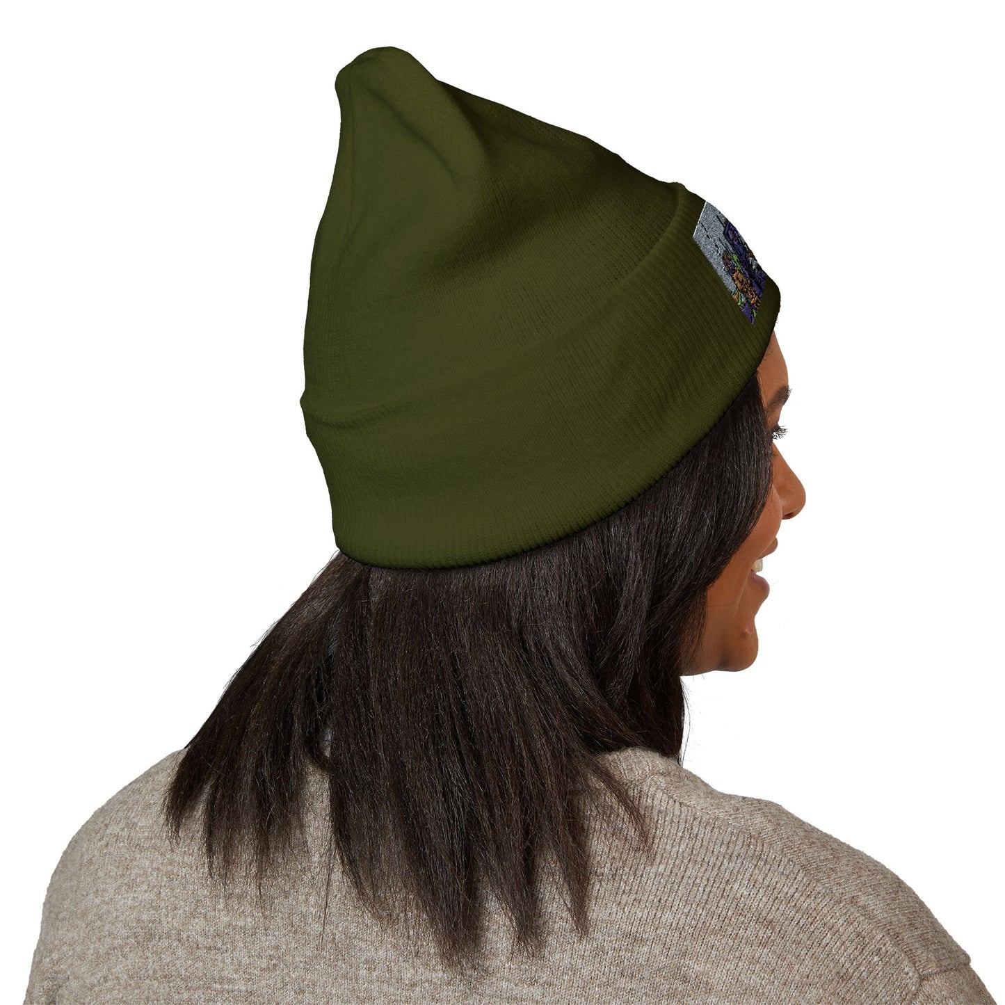Cuffed Beanie | Embroidered Winter Hat for Fashion Lovers, Unique Gift for Him/Her, Holiday Accessory, Cozy Casual Style