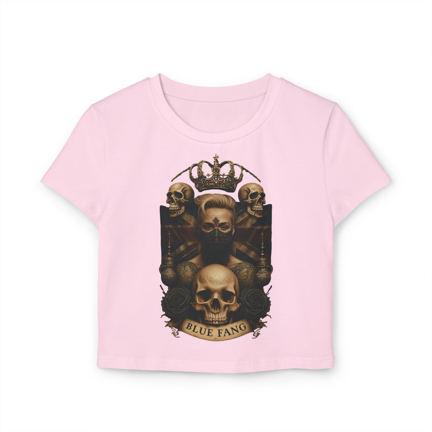 Edgy Women's Baby Tee with Skull Design | Perfect for Casual Days, Music Festivals, and Gift Giving, Alternative Fashion Top, Band [...]
