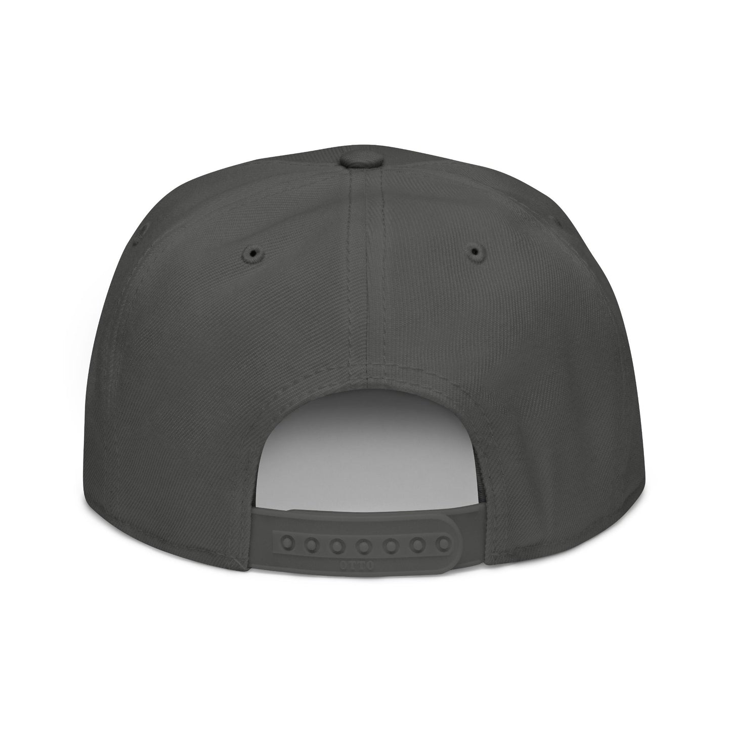 Snapback Hat - Skull Rose Gothic Old School Embroidery Design